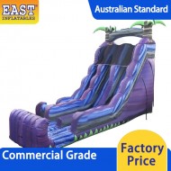 Purple Marble Dual Lane Inflatable Dry Slide Purple Marble Dual Lane Inflatable Dry Slide