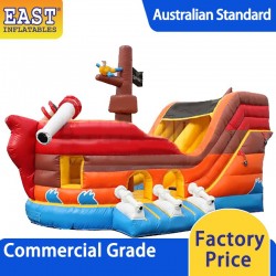 Pirate Ship Inflatable Slide