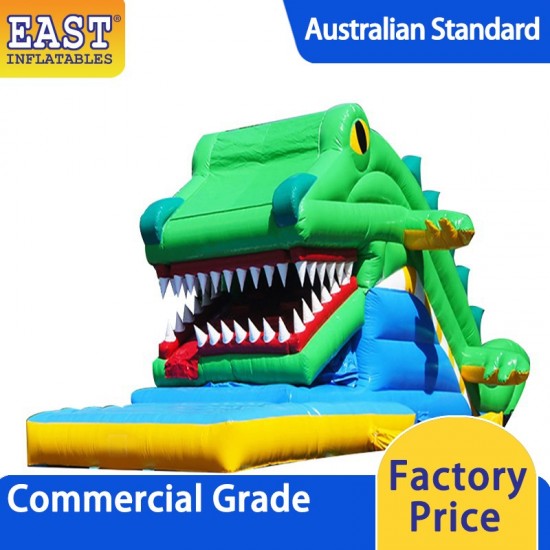 Crocodile Snappy Inflatable Slide