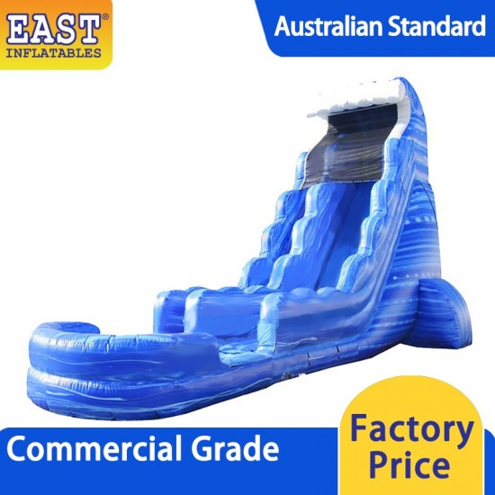 Big Blue Inflatable Water Slide Big Blue Inflatable Water Slide