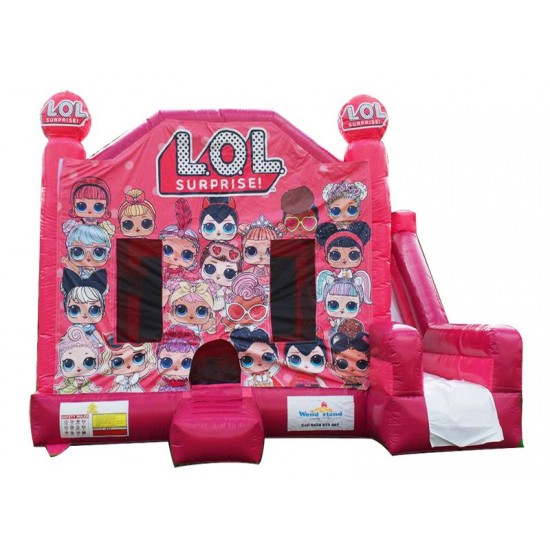 LOL Dolls Jumping Castle and Slide