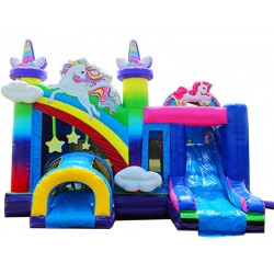 6 in 1 Unicorn Bounce House Combo