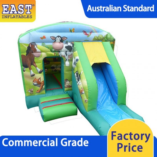 Farm Bouncy Castle Slide