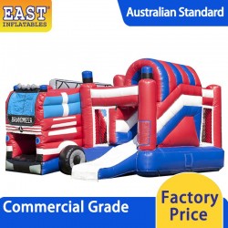 Fire Department Inflatable Bouncy Castle Slide Fire Department Inflatable Bouncy Castle Slide