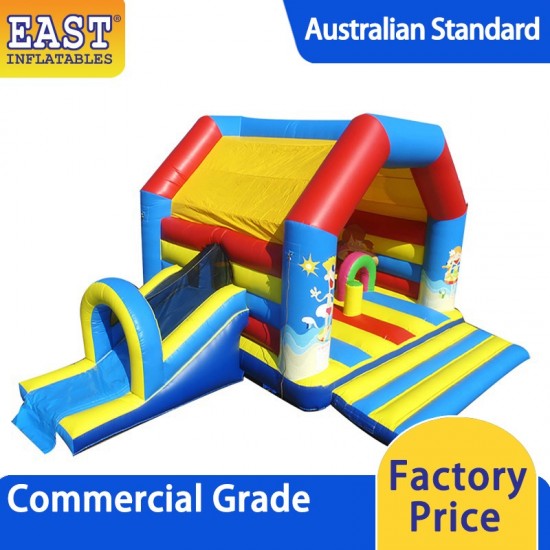 Beach Bouncy Castle With Slide