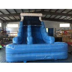 Big Blue Inflatable Water Slide Big Blue Inflatable Water Slide
