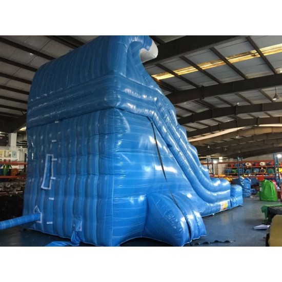 Big Blue Inflatable Water Slide