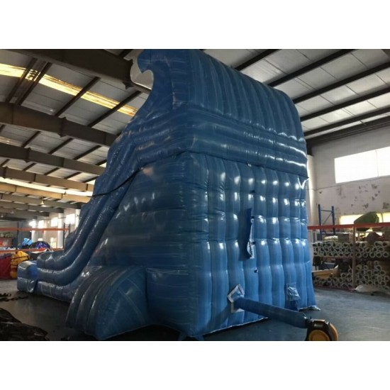 Big Blue Inflatable Water Slide