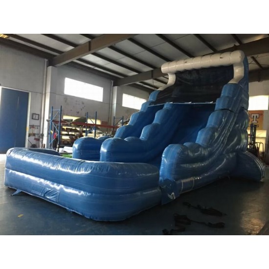 Big Blue Inflatable Water Slide Big Blue Inflatable Water Slide