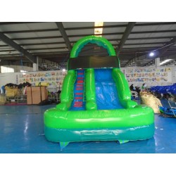 Green Inflatable Water Slide Green Inflatable Water Slide