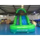 Green Inflatable Water Slide