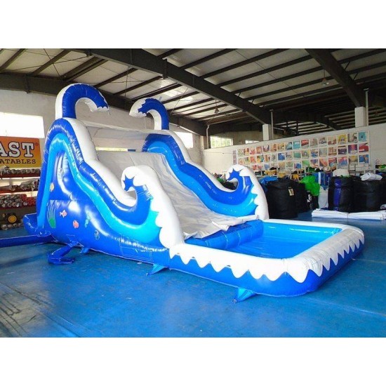 Backyard Inflatable Pool Slide