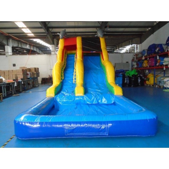 Shark Inflatable Water Slide