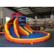 Inflatable Kiddie Pool With Slide