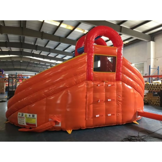 Inflatable Kiddie Pool With Slide