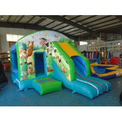 Farm Bouncy Castle Slide Farm Bouncy Castle Slide