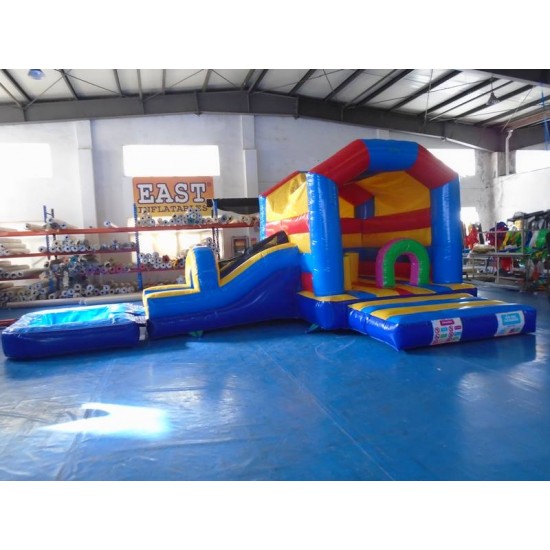 Beach Bouncy Castle With Slide